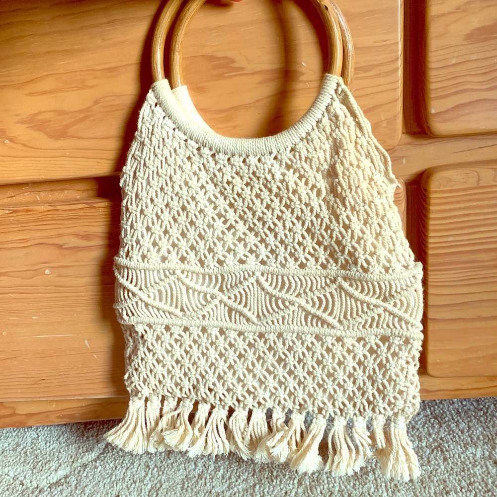 Vintage crochet bag
